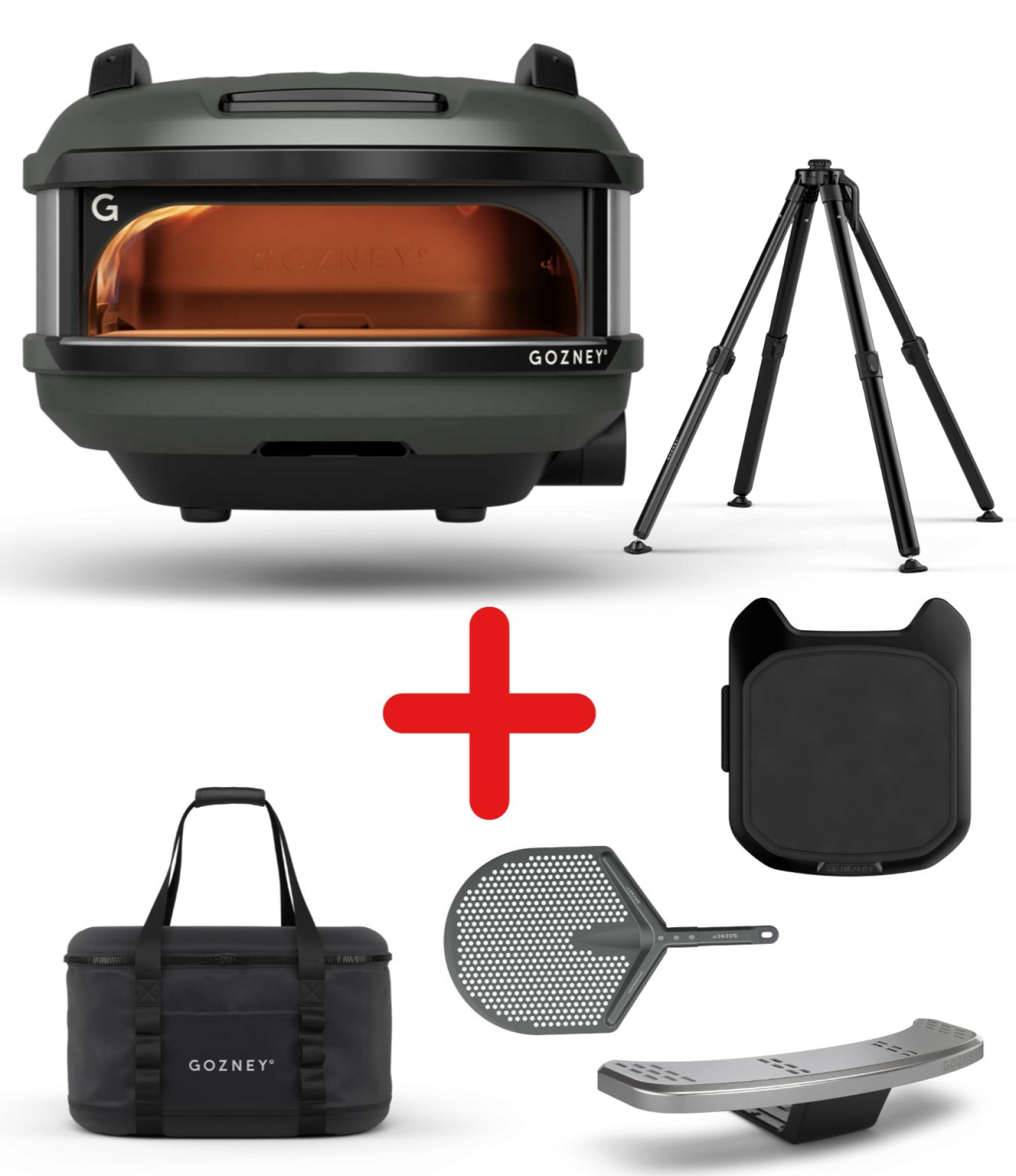 Gozney Tread Set venture pizzaschieber, venture tasche black, tread dachtraeger, tread mantel, venture stand Gozney Tread Set venture pizzaschieber, venture tasche black, tread dachtraeger, tread mantel, venture stand